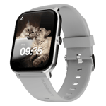 Ambrane wise glaze smartwatch grey Front Left View