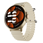 Ambrane wise rush smartwatch cream Front View
