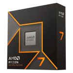 Amd ryzen 7 9700x ddr5 desktop processor 8 cores 16 treads 5 5ghz pcie5 0 woc silver Box View