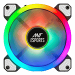 Ant esports superflow v2 120 auto rgb case cooler fan black Front View