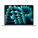 Apple MacBook Air M5 Chip With 10 Core CPU and 8 Core GPU Mac OS Laptop 13 6 inch MDH74HNA Silver 1TB front view