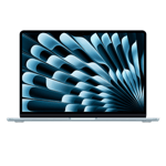 Apple MacBook Air M5 Chip With 10 Core CPU and 8 Core GPU Mac OS Laptop 13 6 inch MDHH4HNA Sky Blue 512GB front view