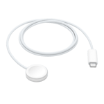 Apple Watch Magnetic Charger to USB C Cable 1m White front view