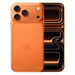 Apple iPhone 17 Pro Max Cosmic Orange 256GB front back view