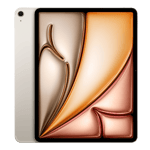 Apple ipad air with apple m2 chip 13 inch wifi cellular starlight 256gb Front Back View