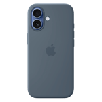 Apple silicone case with magsafe for apple iphone 17 anchor blue 1