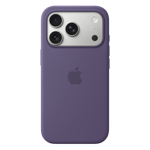 Apple silicone case with magsafe for apple iphone 17 pro purple fog 1