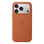 Apple silicone case with magsafe for apple iphone 17 pro terra cotta 1