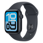 Apple watch se 3 gps aluminium case with sport band midnight 40 mm Front Right View