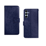 Arrow Leather Flip Cover For Samsung Galaxy A15 5G Blue 04