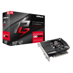 Asrock amd radeon rx550 4gb gddr5 1100mhz phantom gaming graphics card black Full View
