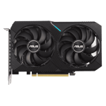 Asus nvidia dual geforce rtx 3060 gaming oc 12gb gddr6 graphics card black Front View