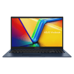 Asus vivobook 15 intel core i3 13th gen windows 11 home laptop x1504va nj3321ws quiet blue 8gb 512gb Front View