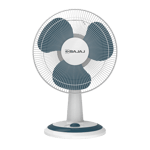 Bajaj Kwickool Table Cum 300 mm Wall Fan White Blue front view min