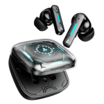 Boat Immortal Airspeed Pro ANC True Wireless Black Sabre front view