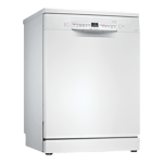 Bosch series 6 13 place settings dishwasher sms6itw00i white Front View