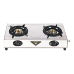 Butterfly Ace Stainless Steel 2 Burner Gas Stove Silver 01
