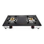 Butterfly Duo Plus Glass Top 2 Burner Gas Stove Black 01