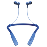 Conekt bounce mini neckband bluetooth headset blue Front View