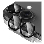 Cool touch camera lens protection tempered glass for apple iphone 17 black Back View