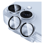 Cool touch camera lens protection tempered glass for apple iphone 17 blue Back View