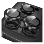 Cool touch camera lens protection tempered glass for apple iphone 17 pro pro max black Back View