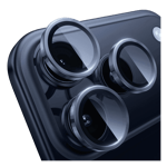 Cool touch camera lens protection tempered glass for apple iphone 17 pro pro max blue Back View