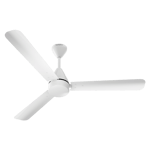 Crompton energion cookies hs bldc motor with remote 1200 mm ceiling fan opal white Front View