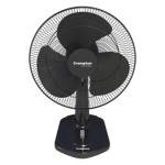Crompton high speed torpedo 400 mm table fan black Front View