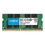 Crucial basics ddr4 2666mhz single ram memory 16gb green Front View