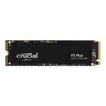 Crucial p3 plus 500gb m 2 2280 ssd internal storage device black Front View Image