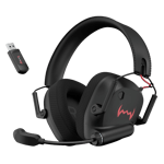 Dawg headbug g60 wireless gaming rgb headset with mic black Full View