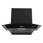 Elica bldc fl 600 hac ltw ms nero wall mounted chimney black Front View