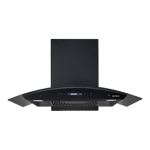 Elica bldc flcg 900 hac ltw ms nero wall mounted chimney black Front View