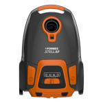 Eureka Forbes Stellar Dry Vacuum Cleaner Grey Orange Front View