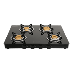 Faber cooktop jumbo neo xl 4bb 4 burner gas stove black Front View