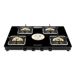 Faber cooktop remo xl 4bb 4 burner gas stove black Front View