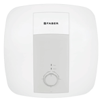 Faber cyrus storage water heater 15 litre white sliver Front View Image