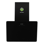 Faber martini tc bk ltw 60 mounted chimney black Front View