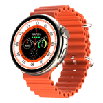Fire boltt cyclone smartwatch orange Front Right View