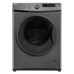 Godrej 8 0kg fully automatic front load washing machine wfeon crs 8012 5 0 fkedm metallic black Front View