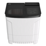 Godrej 8 kg semi automatic top load washing machine wsedge ult 80 crystal black 8 kg Front View