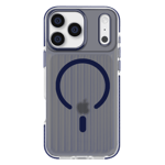 Gripp armor case with magsafe for apple iphone 17 pro midnight blue back view