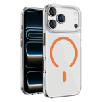 Gripp clear xtreme case with magsafe for apple iphone 17 pro max vivid orange Front Back View