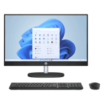 HP all in one intel core i3 13th gen windows 11 home desktop pc 24 cr0903in jet black 8gb 512gb Front View