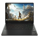 HP omen slim gaming intel core ultra 9 285h windows 11 home laptop 16 an0012tx shadow black 32gb 1tb Front View