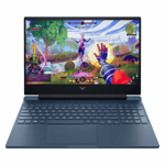 HP victus gaming 15 amd ryzen 5 8645hs windows 11 home laptop 15 fb3004ax performance blue 16gb 512gb Front View