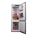 Hafele 300 l frost free double door refrigerator hrc300nf grey Open View