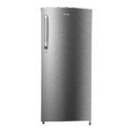 Haier 205 l direct cool single door 3 star refrigerator hrd 2263bis n inox steel Front View