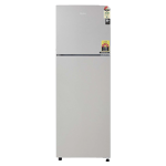 Haier 258 l frost free double door 2 star refrigerator hrf 2783bms e moon silver Front View